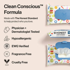 The Honest Company Plant-Based Baby Wipe - Little Flushable Wipes