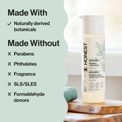 The Honest Company Sensitive Shampoo + Body Wash Fragrance Free