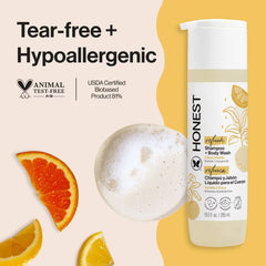 The Honest Company Refresh Shampoo + Body Wash - Citrus Vanilla