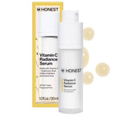 Honest Beauty Vitamin C Radiance Serum with Hyaluronic Acid - 1 fl oz: Skin Tone Improvement, Brightening, Anti-Aging, Hydrating