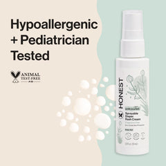 The Honest Company Sensitive Sprayable Fragrance Free Diaper Rash Cream - 2 fl oz