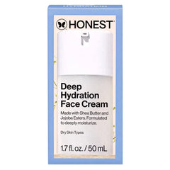 Honest Beauty Deep Hydration Face Cream with Shea Butter - 1.7 fl oz: Unscented, Anti-Aging, Sensitive Skin