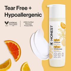 The Honest Company Refresh Conditioner -Citrus Vanilla - 10 fl oz: Basic Conditioning, All Hair Types, Daily Use