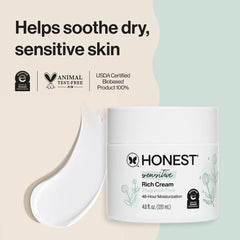 The Honest Company Sensitive Rich Cream - Fragrance Free - 4 fl oz