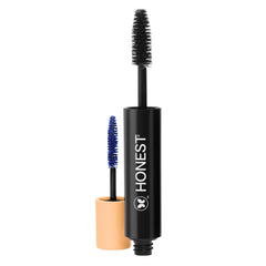 Honest Beauty Extreme Volume Mascara and Bold Lash Primer Black - Travel Size - 0.27 fl oz: Paraben-Free, Vegan, Includes Applicator