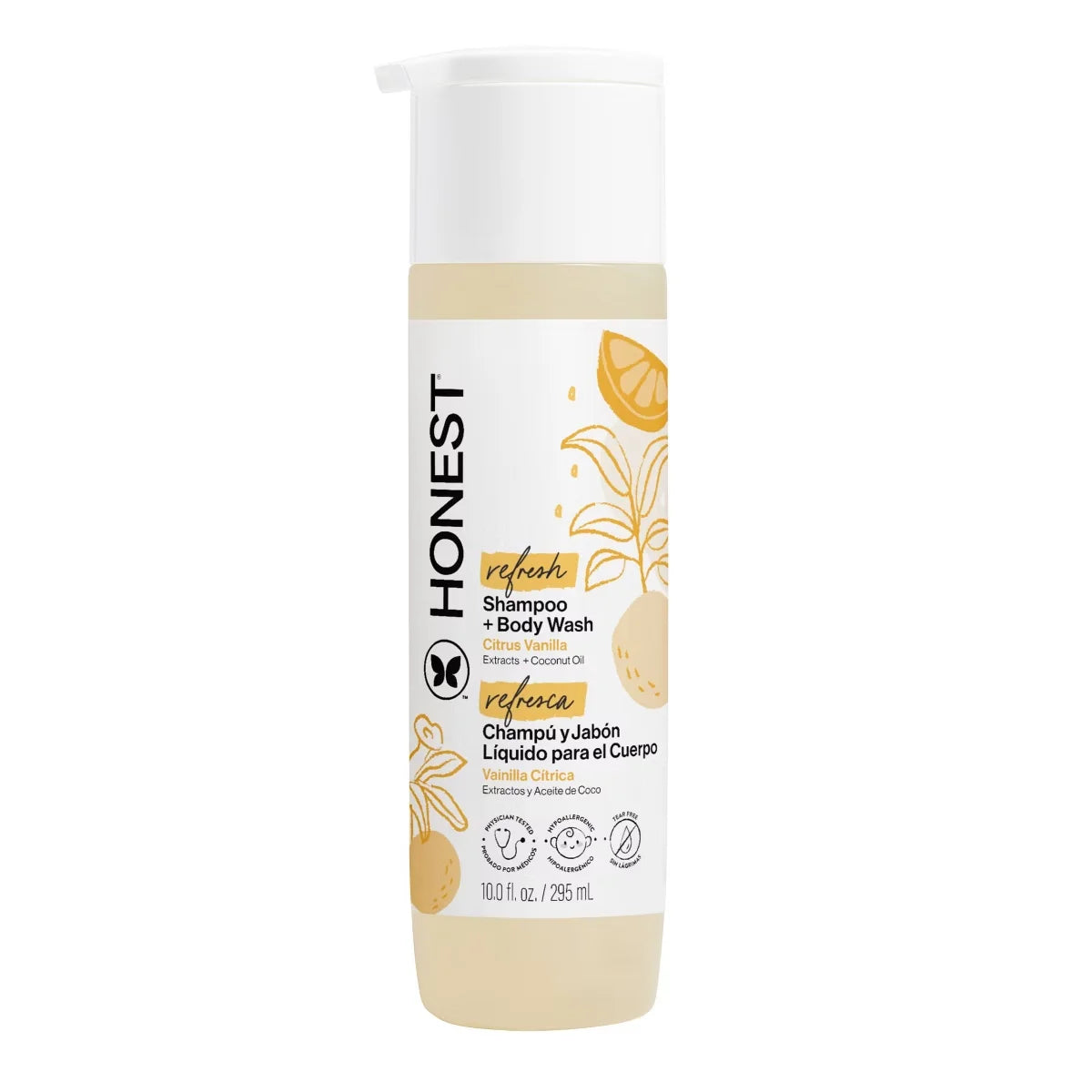The Honest Company Refresh Shampoo + Body Wash - Citrus Vanilla