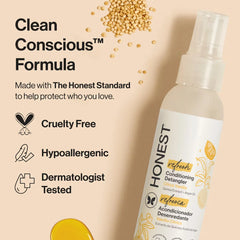 The Honest Company Refresh Conditioning Detangler - Citrus Vanilla - 4 fl oz: Sulfate-Free, Paraben-Free, All Hair Types, Daily Spray