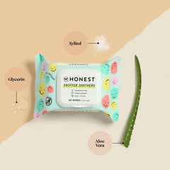 The Honest Company Sniffer Soothers Nose and Face Wipes