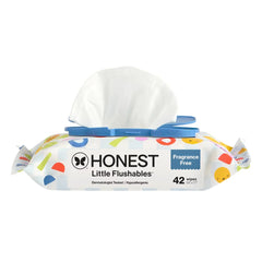 The Honest Company Plant-Based Baby Wipe - Little Flushable Wipes