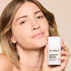 Honest Beauty Sensitive Skin Daily Calm Moisturizer with Hyaluronic Acid and Allantoin - 1.7 fl oz: Face Cream, Unscented, Paraben-Free