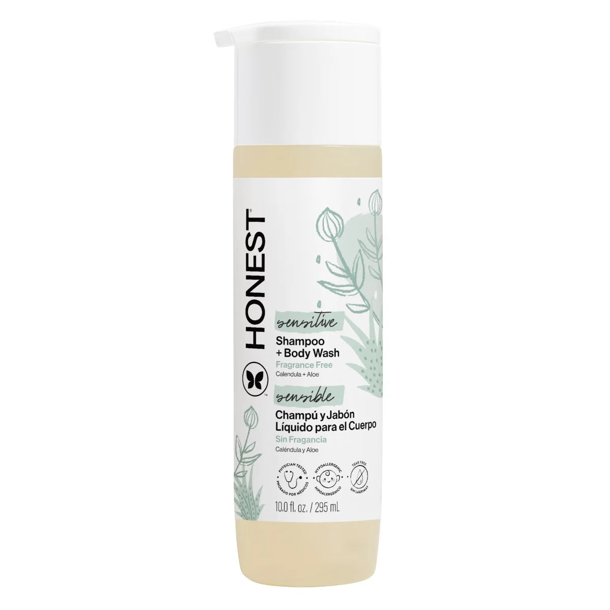 The Honest Company Sensitive Shampoo + Body Wash Fragrance Free