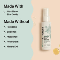 The Honest Company Sensitive Sprayable Fragrance Free Diaper Rash Cream - 2 fl oz