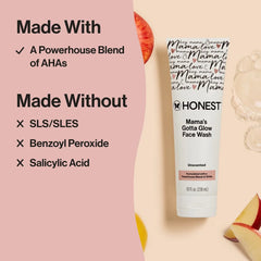 The Honest Company Honest Mama Face Cleanser and Body Wash Basic Cleaning - 8 fl oz: Sulfate-Free, For Sensitive Skin, Liquid Form