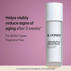Honest Beauty Honestly Pure Retinyl Serum with Retinyl Linoleate - 1 fl oz: Moisturizing, Brightening, Anti-Aging
