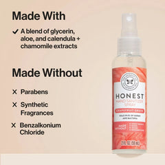 The Honest Company Hand Sanitizer Spray -  Grapefruit Grove - 2 fl oz